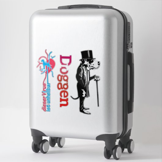 コンターステッカー大きなダン シール (スーツケース)