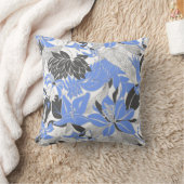 コンターハワイトロピカルリリー&プロテアフローラ クッション (ブランケット)