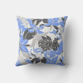 コンターハワイトロピカルリリー&プロテアフローラ クッション (裏面)