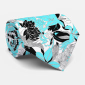 コンターハワイトロピカルリリー&プロテアフローラ ネクタイ (ロール)