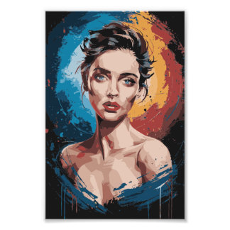 コンター鮮やか フォトプリント           