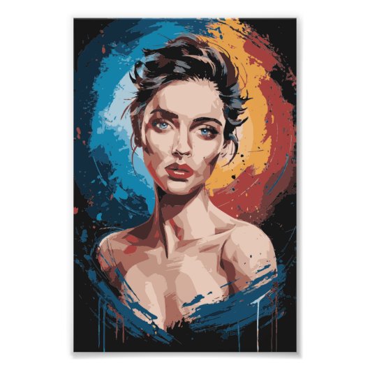 コンター鮮やか フォトプリント            (正面)