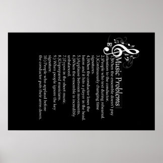 コンダクタの問題リスト ポスター