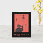 コンダクタミュージシャン誕生日カード カード (黄色い花)