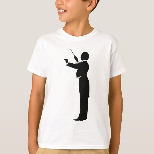 コンダクターのシルエット Tシャツ (正面)