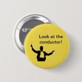 コンダクターを見て下さい 缶バッジ (正面&裏面)