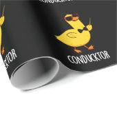 コンダックトーおもしろいター音楽指揮者ダックプンダークB ラッピングペーパー (ロールコーナー)