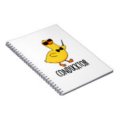 コンダック・トー ファニー ミュージック コンダクター ダック パン ノートブック (右側)