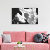 コンチインブラック&ホワイトキャンバスプリント キャンバスプリント (インサイチュ (リビング))