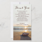 コンチオンビーチ |悔やみや弔慰ありがとう サンキューカード (正面)