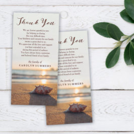 コンチオンビーチ |悔やみや弔慰ありがとう サンキューカード