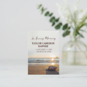 コンチオンビーチ |悔やみや弔慰ミニ祈りの言葉 エンクロージャーカード (スタンド正面)