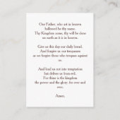 コンチオンビーチ |悔やみや弔慰ミニ祈りの言葉 エンクロージャーカード (裏面)