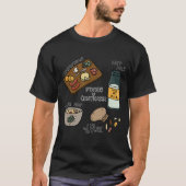 コンチカリアの食品 Tシャツ (正面)