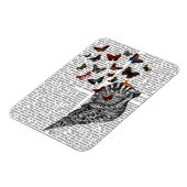 コンチシェルと蝶2 マグネット (左側)