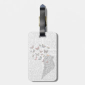 コンチシェルと蝶2 ラゲッジタグ (裏面縦)