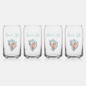 コンチシェル「ビーチライフ」 ガラス缶 (正面)