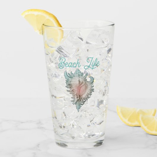 コンチシェル「ビーチライフ」 タンブラーグラス (アイス正面)