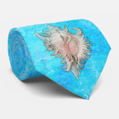 コンチシェル「ビーチライフ」 ネクタイ (ロール)