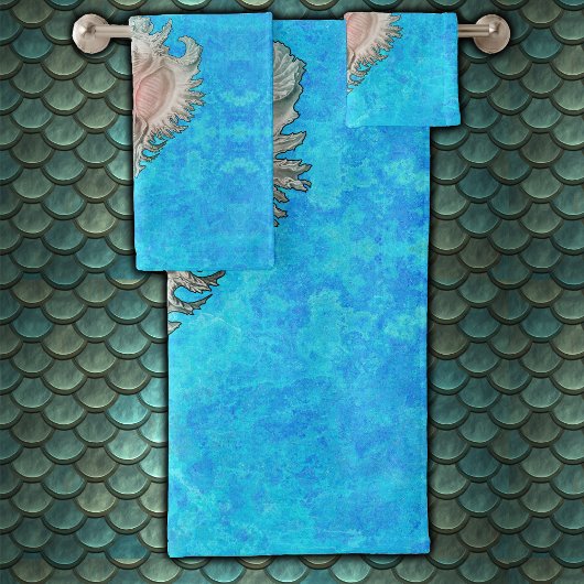 コンチシェル「ビーチライフ」 バスタオルセット