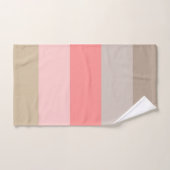 コンチシーシェルストライプの色 バスタオルセット (ハンドタオル)