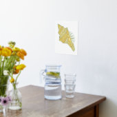 コンチシーシェル 箔ポスター (レイダウン (キッチン))