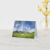 コンチネンタルディバイドメドウ – コロラドトレイル カード (黄色い花)