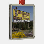 コンチネンタルディバイド、ニューメキシコ、ルート66 メタルオーナメント (右)