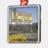 コンチネンタルディバイド、ニューメキシコ、ルート66 メタルオーナメント (左)