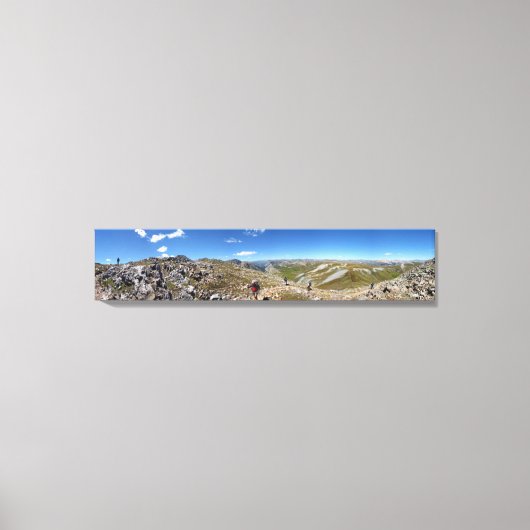 コンチネンタルディバイドWeminucheワイルダネスコロラド キャンバスプリント (正面)