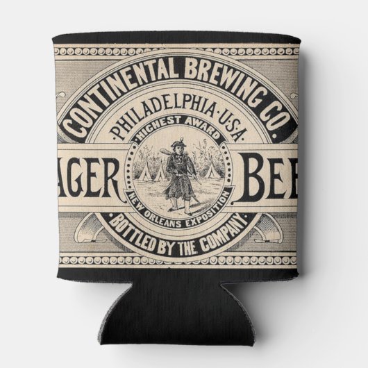 コンチネンタルブルーイングカンパニーフィラデルフィアヴィンテージ 缶クーラー (裏面)
