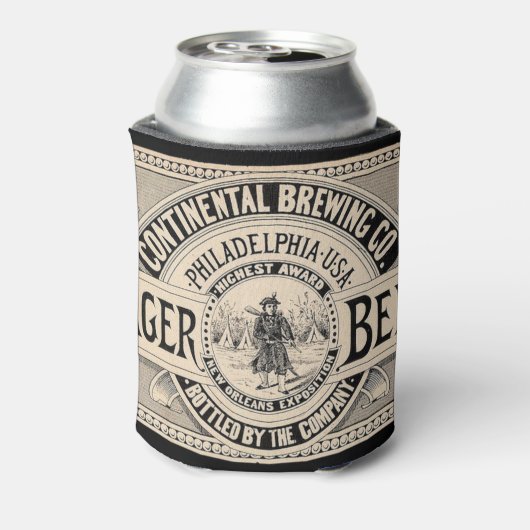 コンチネンタルブルーイングカンパニーフィラデルフィアヴィンテージ 缶クーラー (缶裏面)