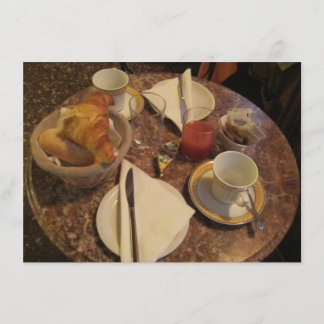 コンチネンタルブレックファースト招待状 招待状