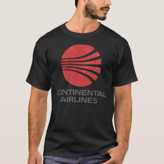 コンチネンタル航空クラシックヴィンテージT-S Tシャツ