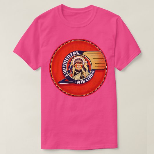 コンチネンタル航空 Tシャツ (デザイン正面)