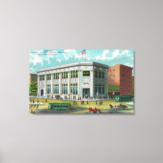 コンチネンタル・ブレッジとローン・アスン。 キャンバスプリント (正面)