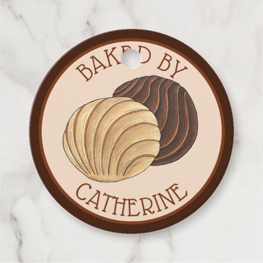 コンチャスメキシコパンダースバイ焼いた自家製 フェイバータグ (正面)