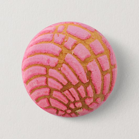 コンチャパンデフエボメキシコパン 缶バッジ (正面)