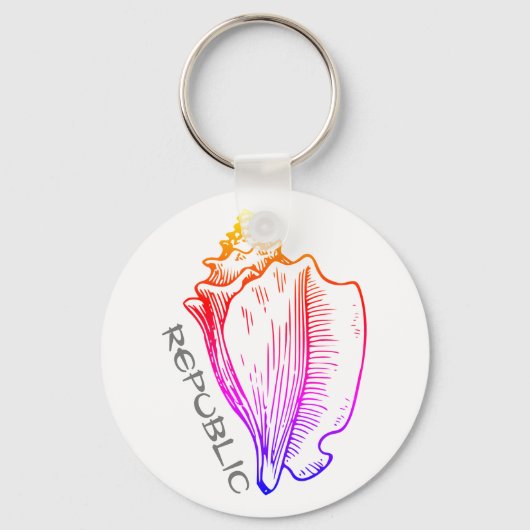 コンチ共和国キーチェーン キーホルダー (正面)