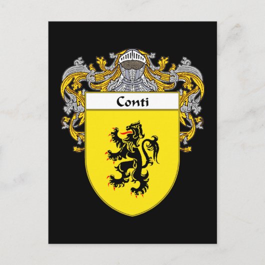 コンティコート・オブ・アームズ（マントル） ポストカード (正面)