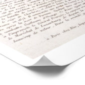 コンティ皇太子(1664年~1709年)は公爵を讃える ポスター (角)