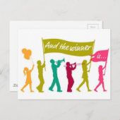 コンテストの勝者 ポストカード (正面/裏面)