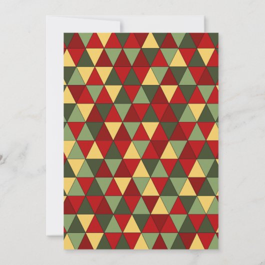 コンテスト付き醜いセーターパーティの招待状 招待状 (裏面)