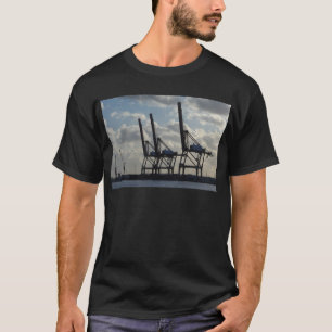 コンテナターミナルクレーン Tシャツ