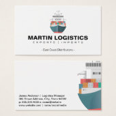 コンテナ船 |物流 (正面&裏面)