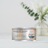 コンテナ船 | 金属工業 名刺 (スタンド正面)