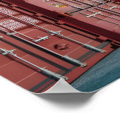 コンテナ輸送の広範囲 ポスター (角)