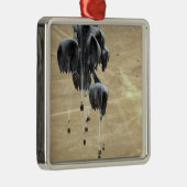 コンテナ配送システムのバンドル落下傘 メタルオーナメント (右)