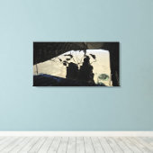 コンテナ配送システムバンドルの終了 キャンバスプリント (インサイチュ (ウッドフロア))