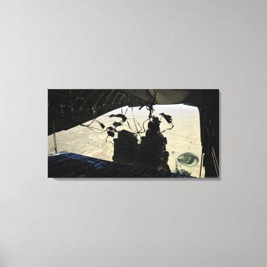 コンテナ配送システムバンドルの終了 キャンバスプリント (正面)